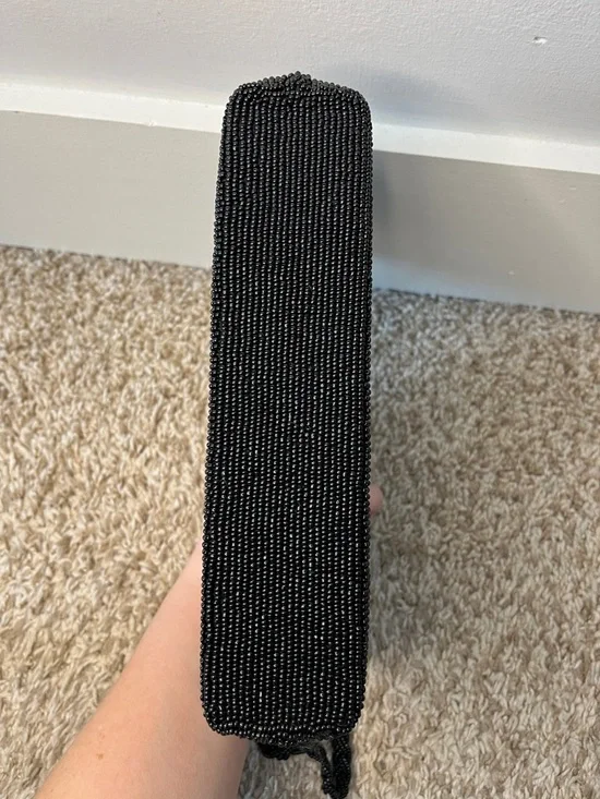 Vintage Y2k 2003 Red Hat Society Heavily Beaded Purse - Picture 7 of 9